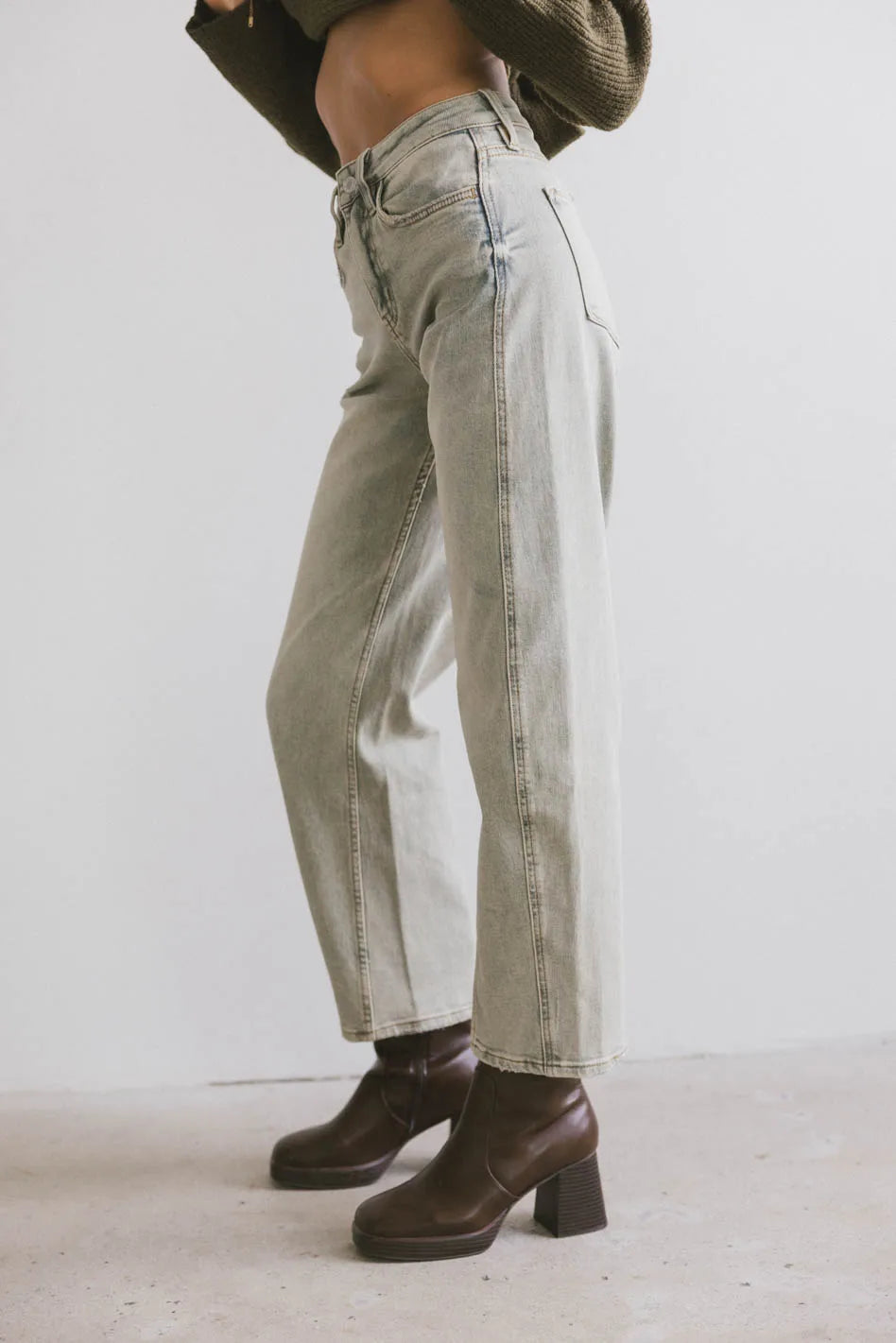 Frenchie Barrel Jean - FINAL SALE