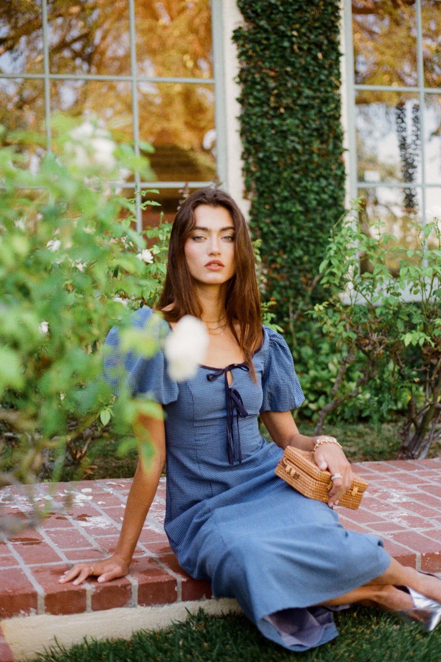 Elle Gingham Midi Dress - FINAL SALE