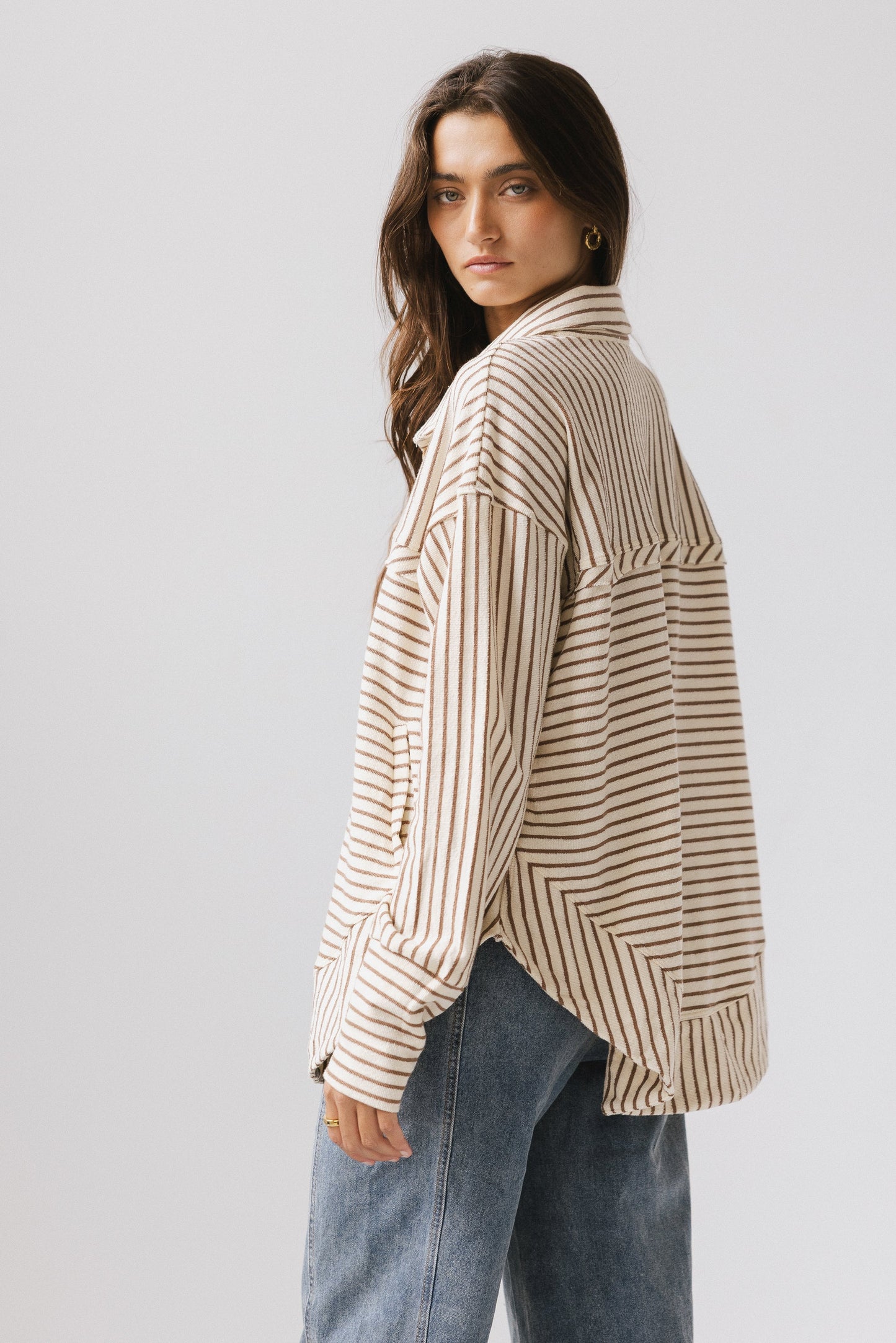 Ares Striped Button Up