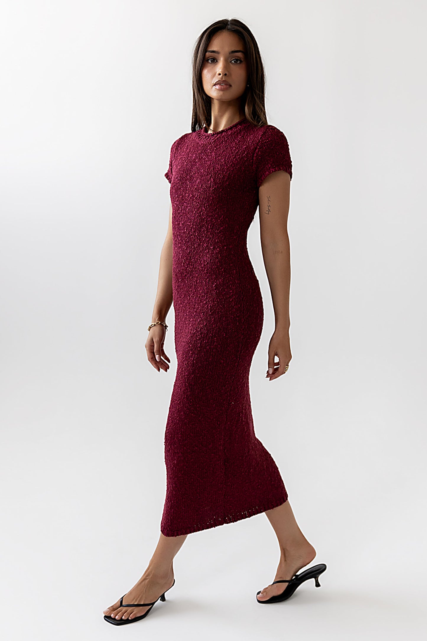 Hadley Knit Maxi Dress in Plum - FINAL SALE