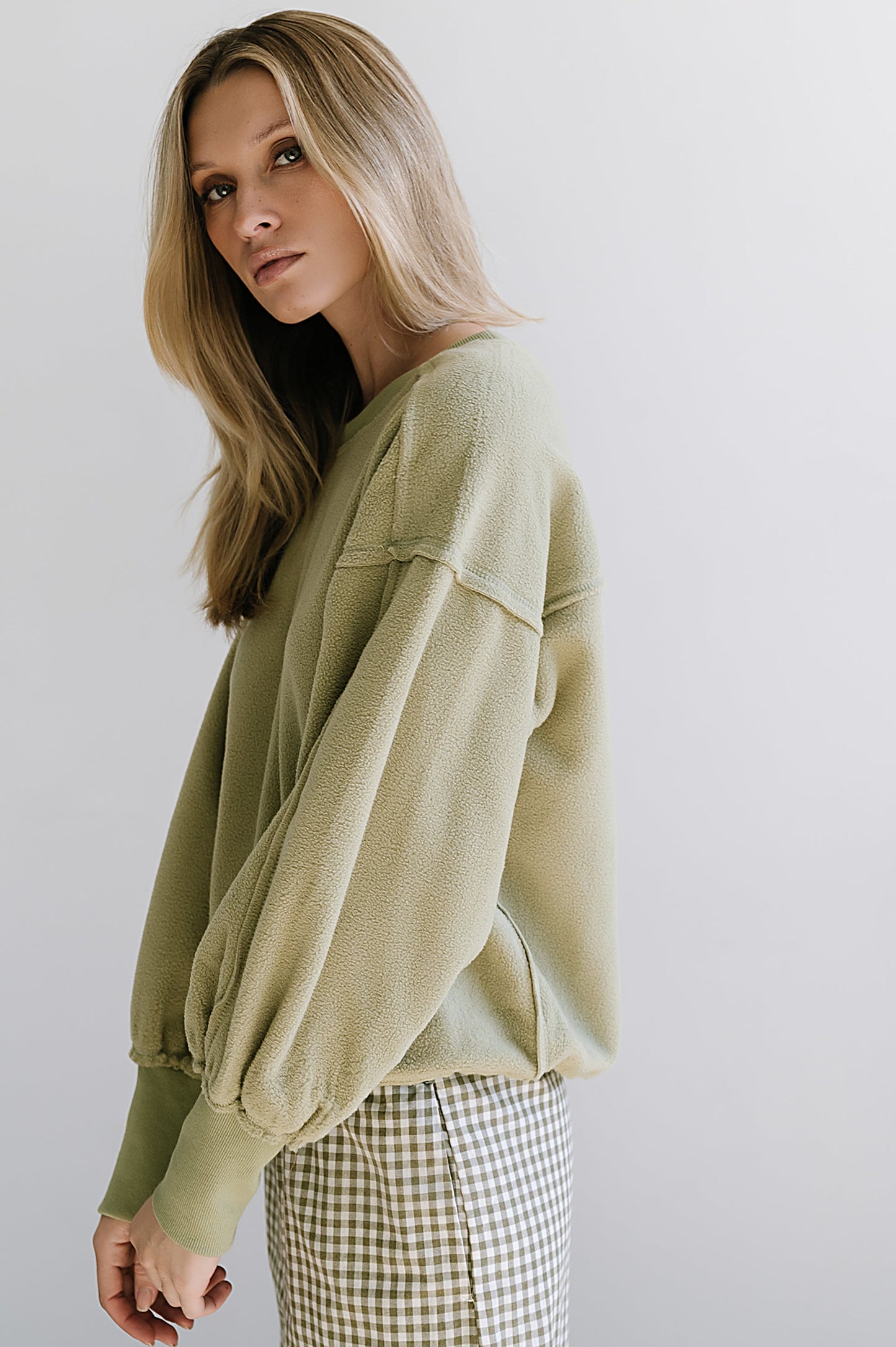Belle Fleece Pullover Sweater