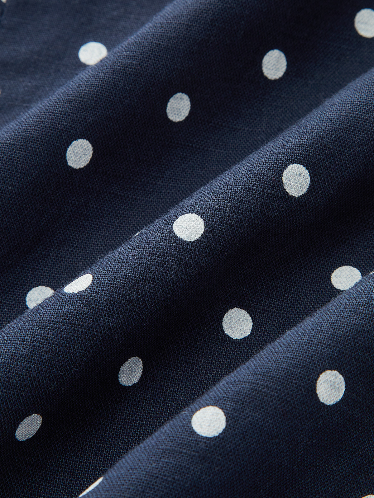 Polka Dot Lace Trim Button Front Vest