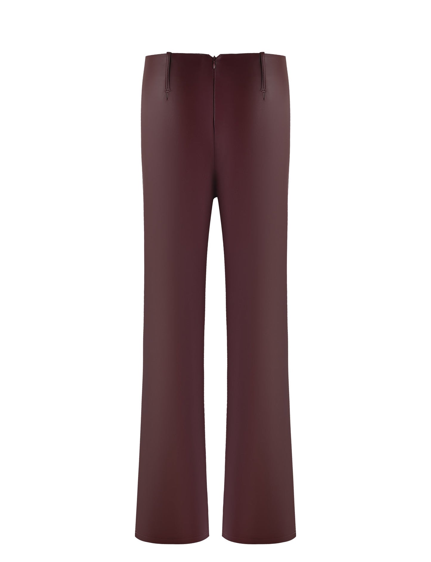 PU TEDDIE PANT - RED : CHERRY RED