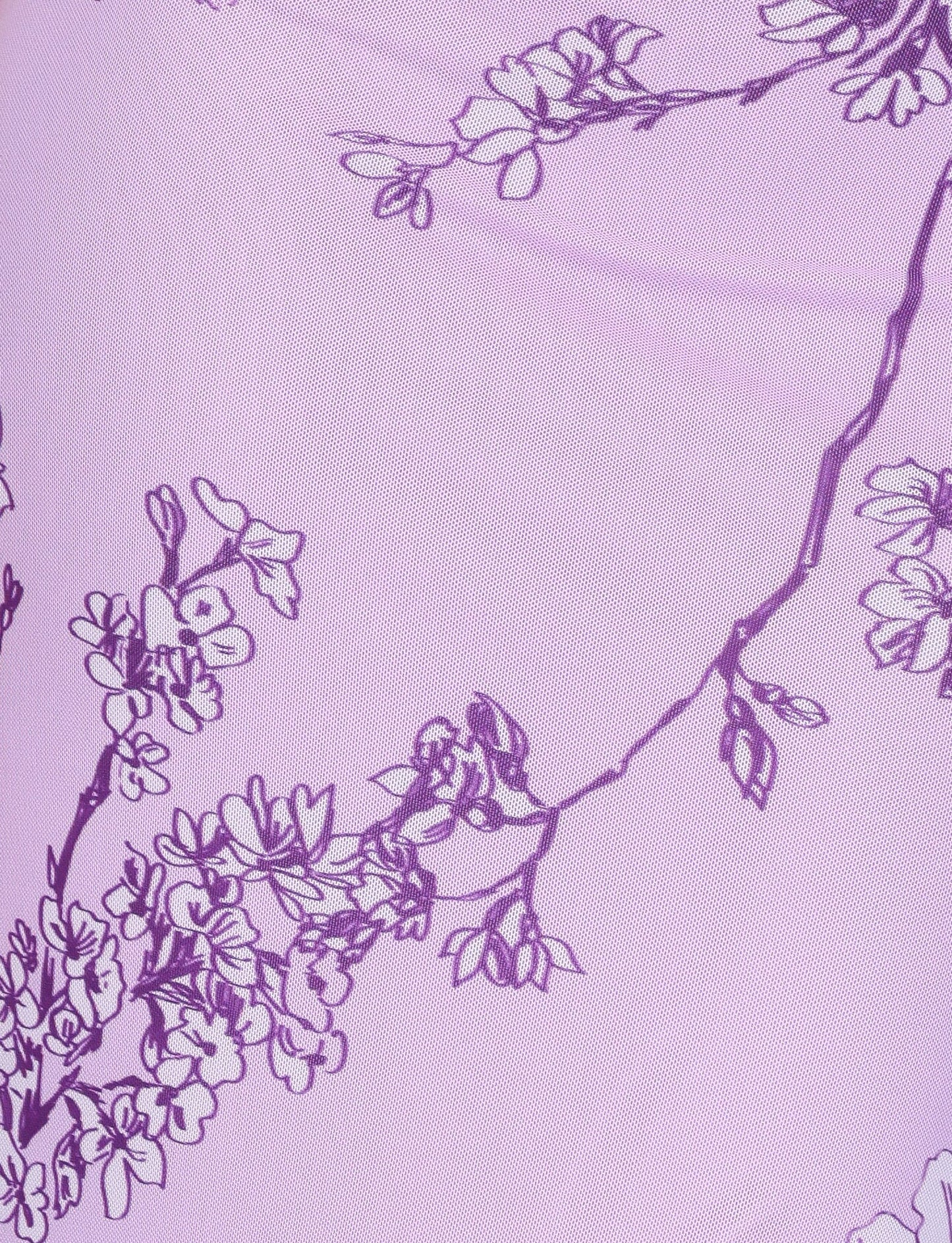 JULIANNA DRESS - PURPLE : FLORAL : PURPLE CERAMIC FLORAL