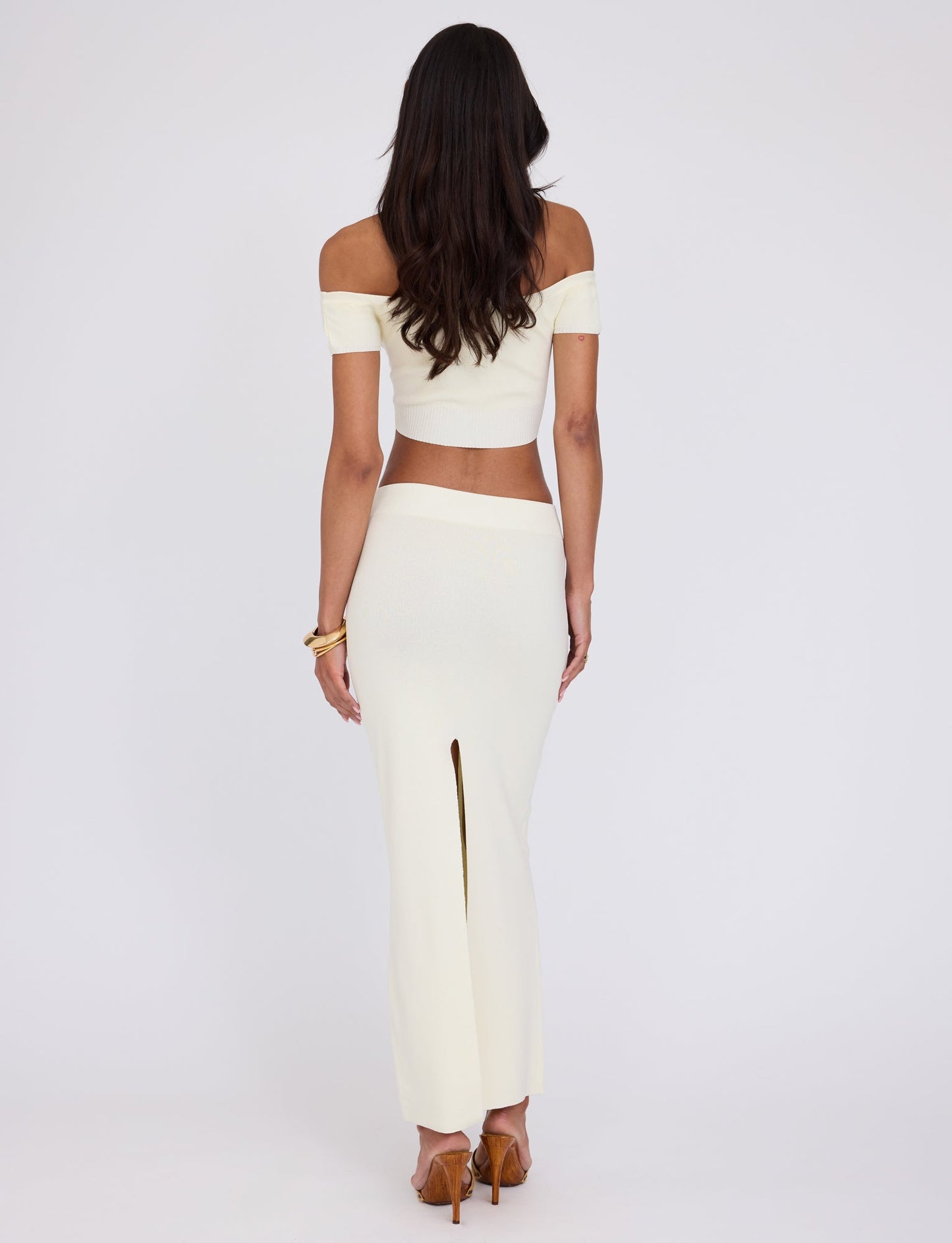 LEDGER SKIRT - WHITE : CREAM