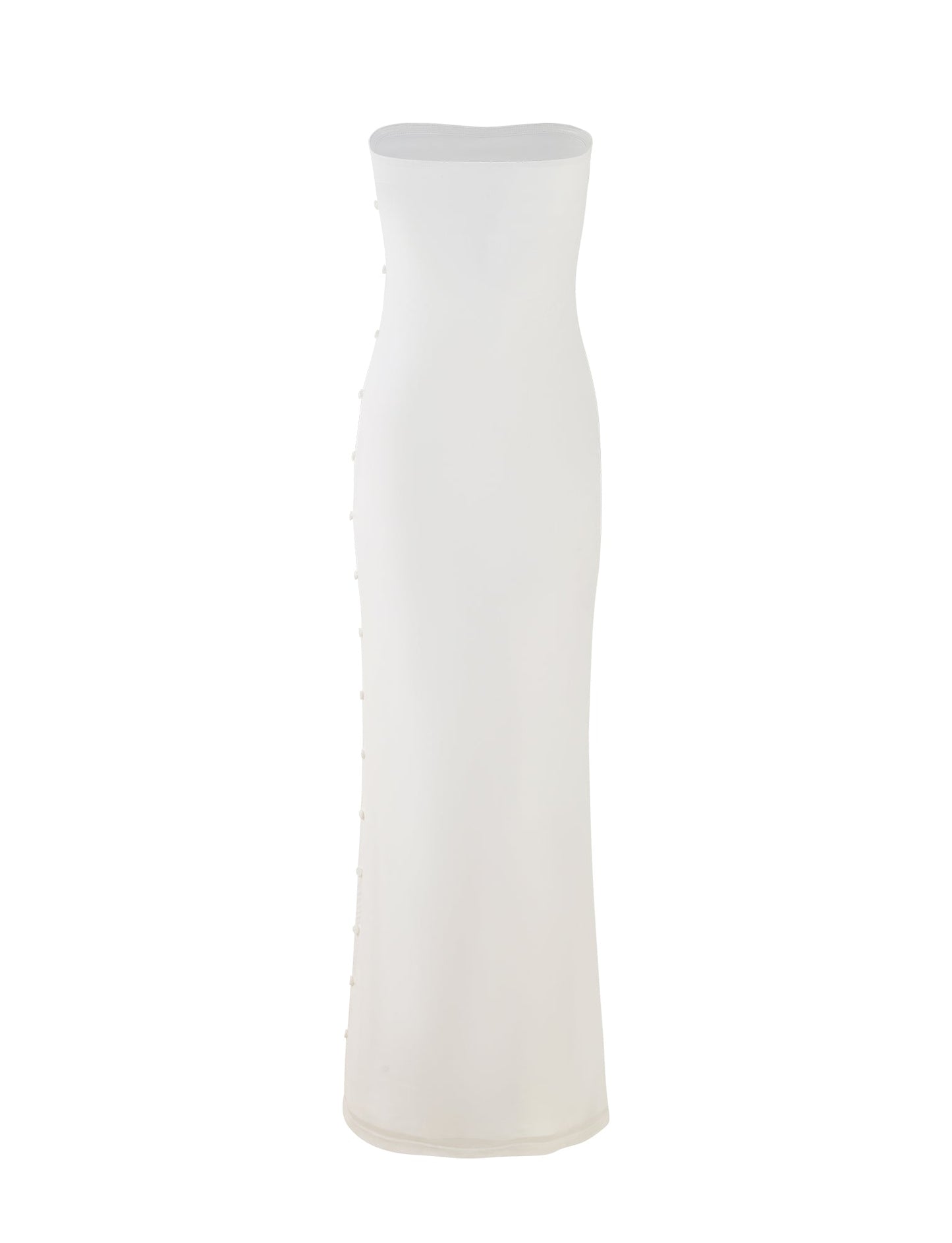 ROMINA MESH DRESS - WHITE