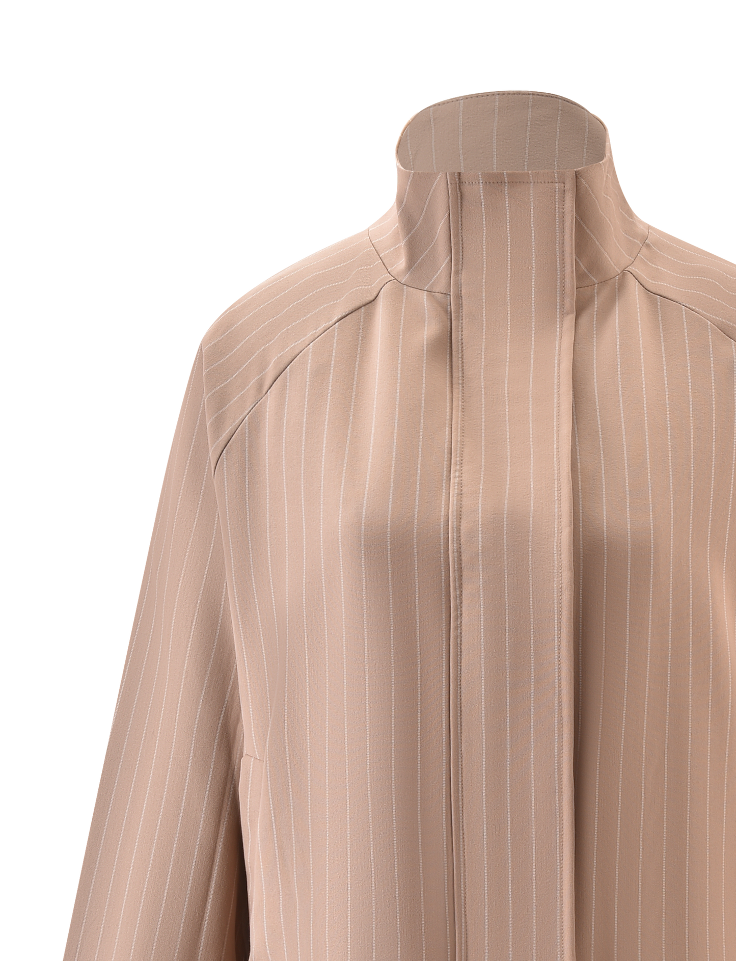 LENNEX JACKET - TAN PINSTRIPE