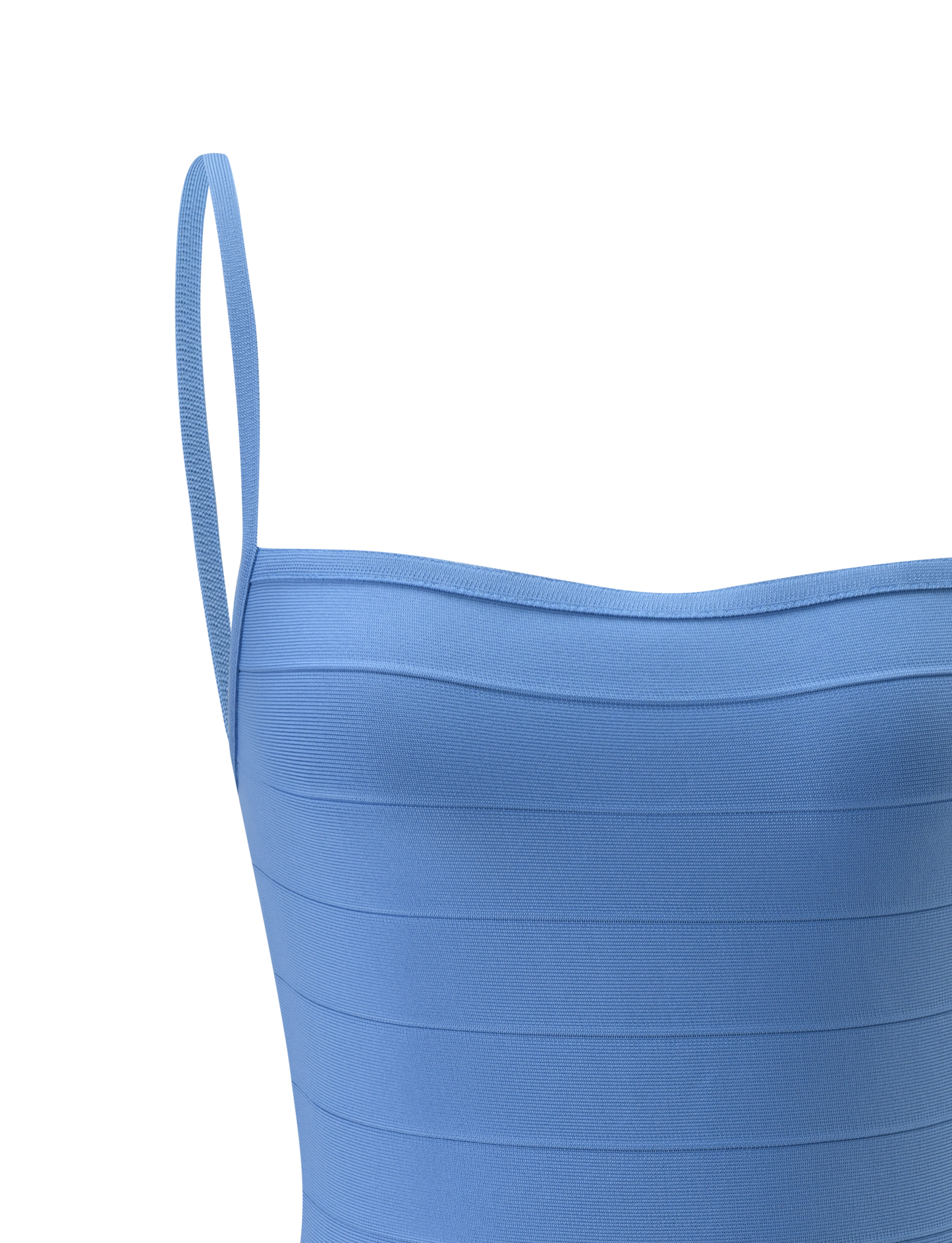 MIDORI MINI BANDAGE DRESS - BLUE