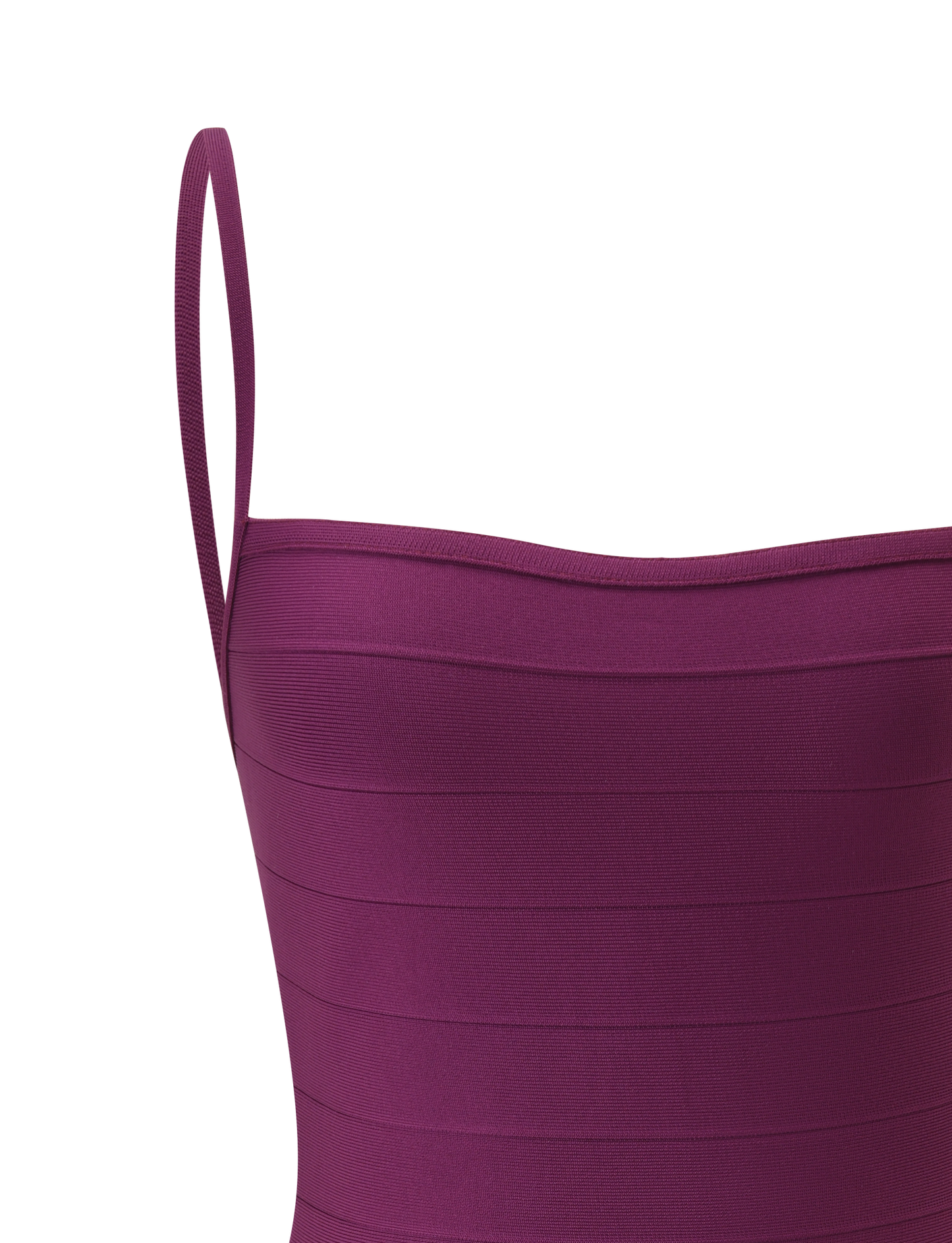 MIDORI MINI BANDAGE DRESS - PLUM