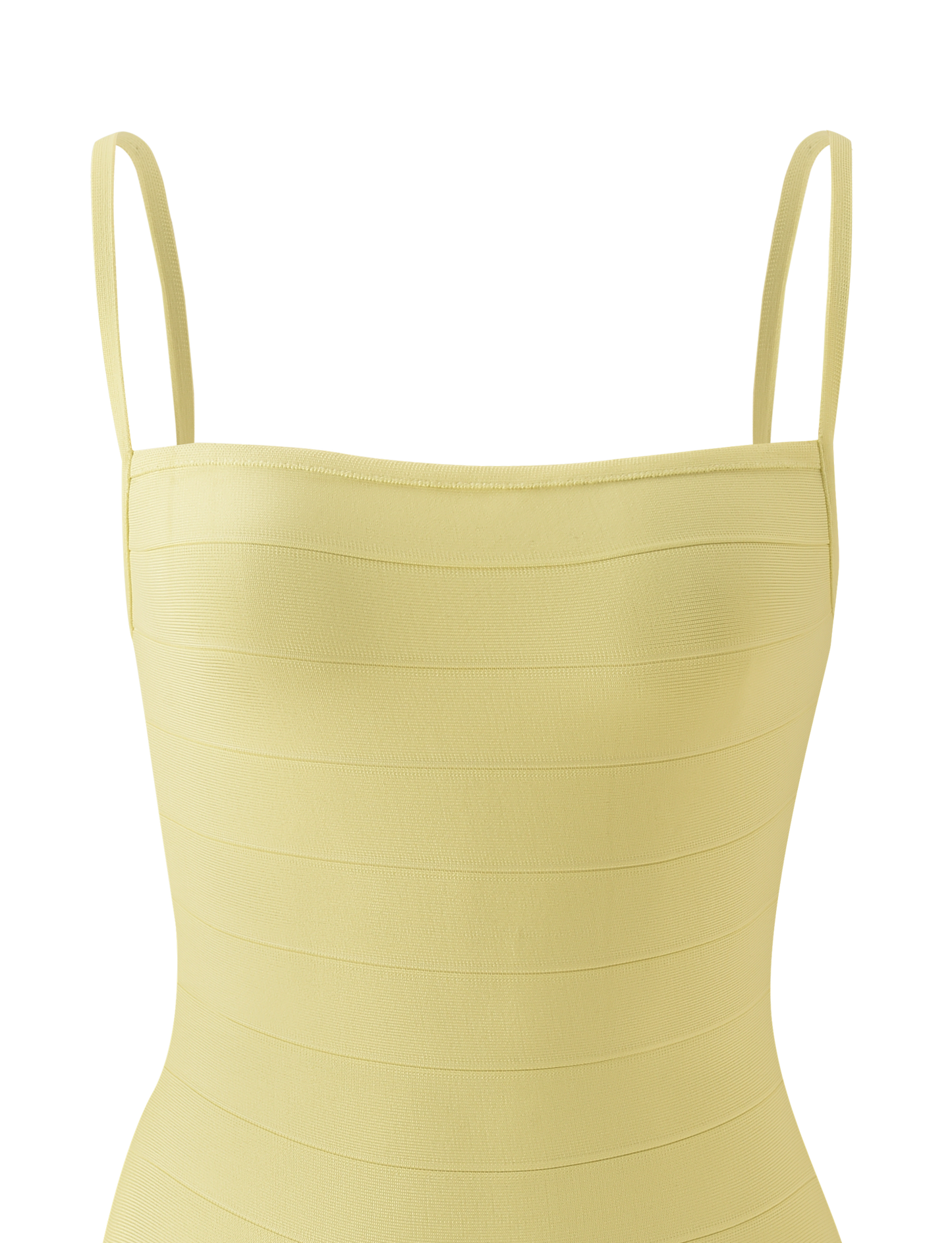 MIDORI MINI BANDAGE DRESS - YELLOW