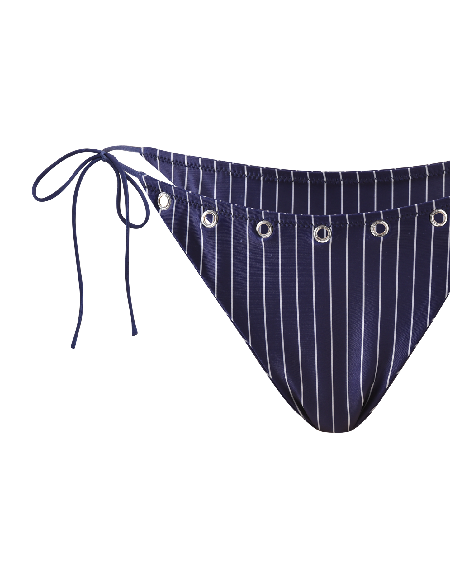 MARREN BIKINI BOTTOM - NAVY PINSTRIPE