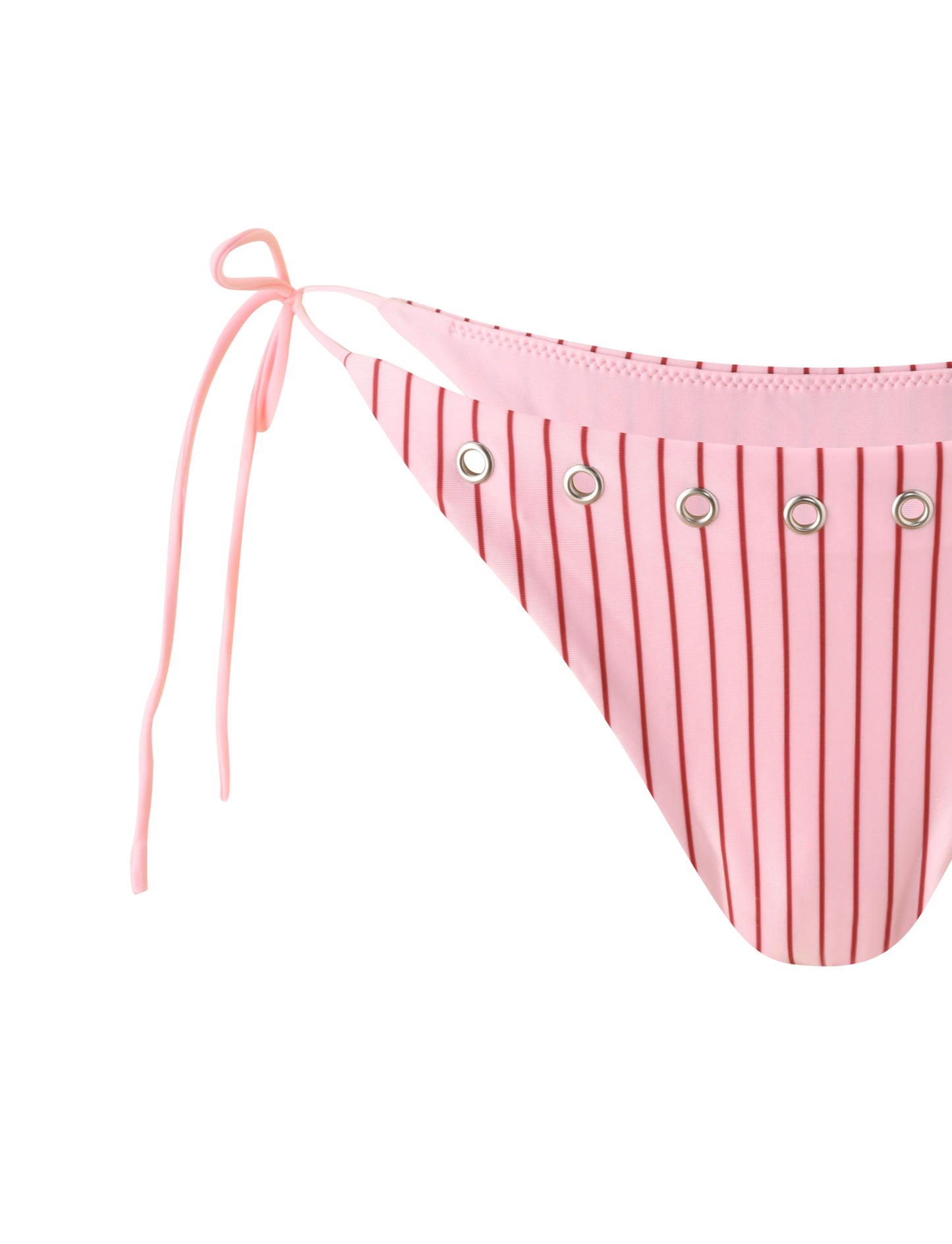 MARREN BIKINI BOTTOM - PINK STRIPE