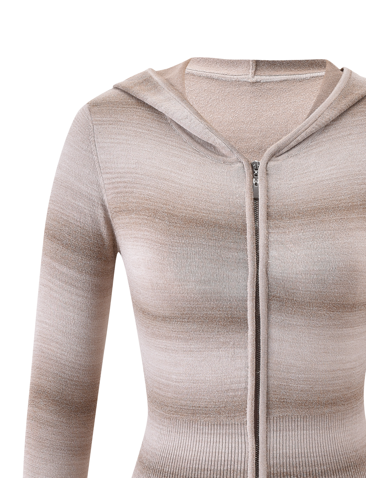 MARISSA JUMPER - TAUPE OMBRE STRIPE