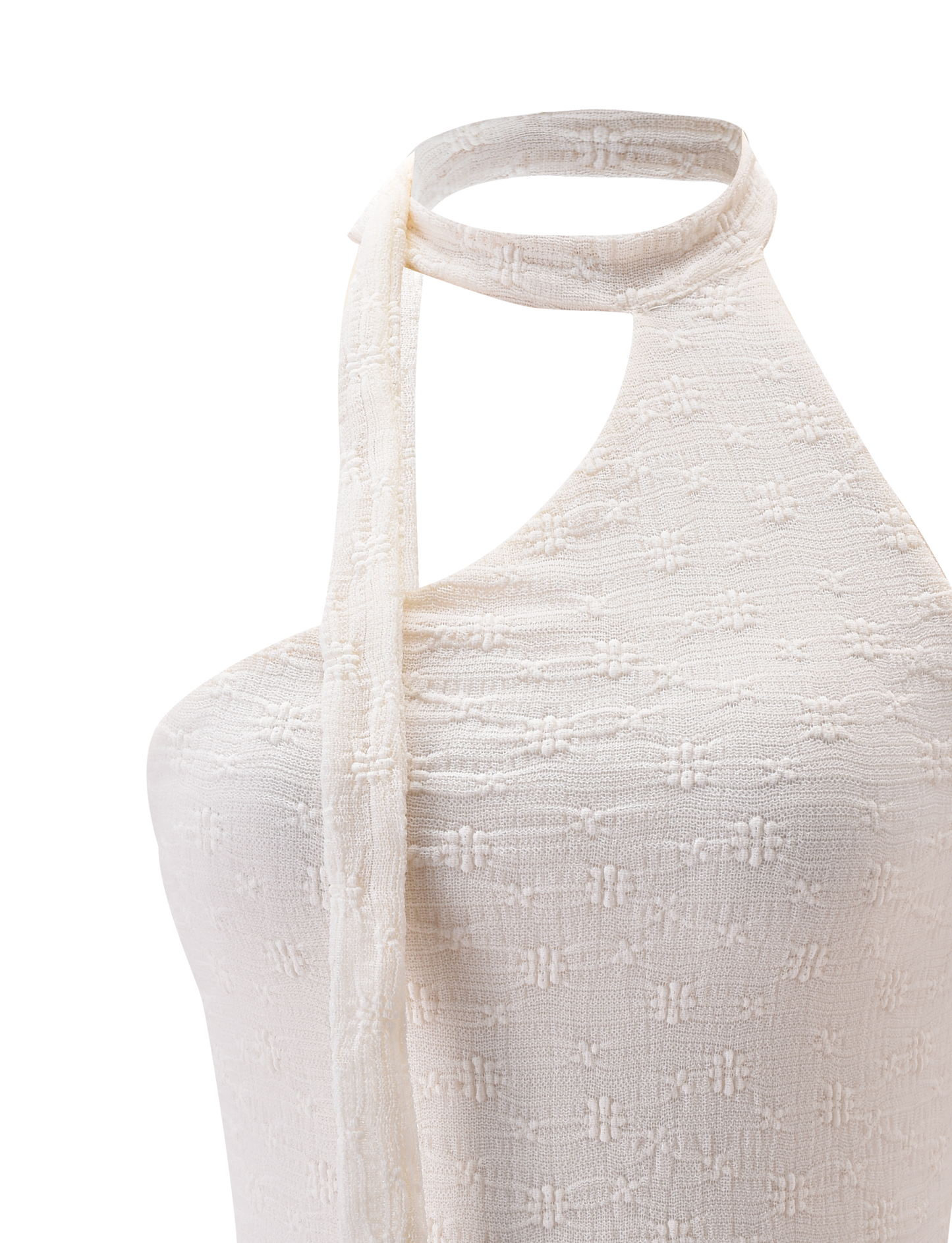 MYLAH ONE SHOULDER TOP - IVORY