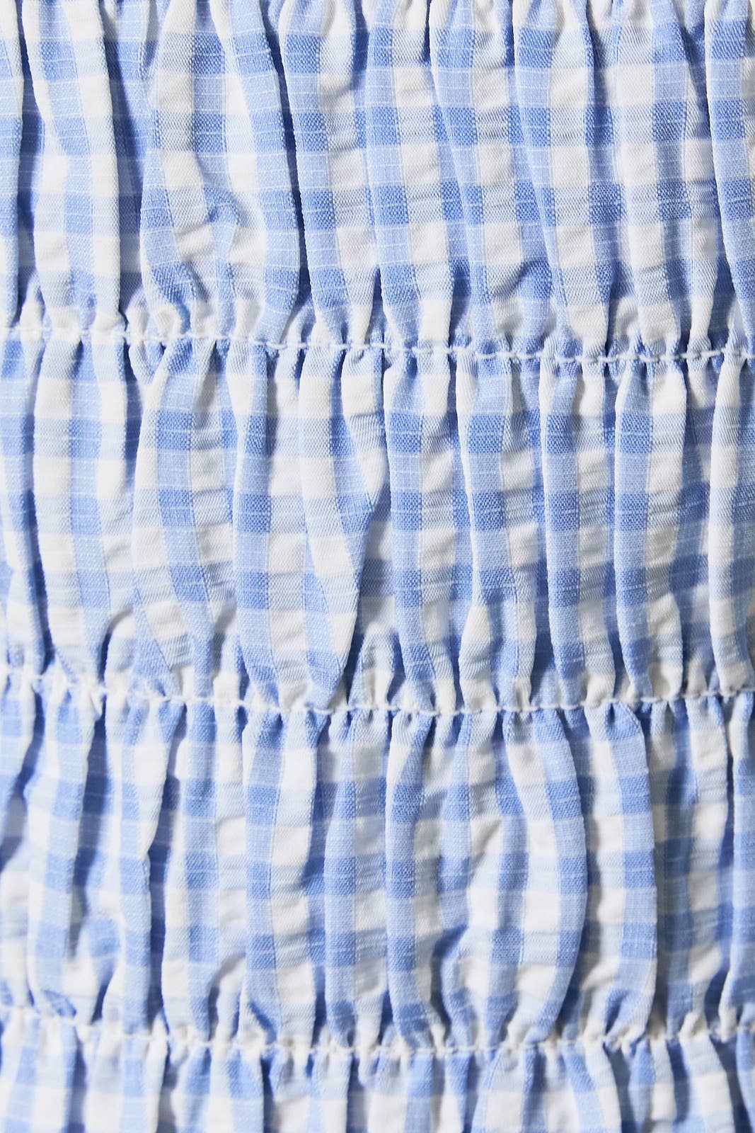 Spring Blue Gingham Set