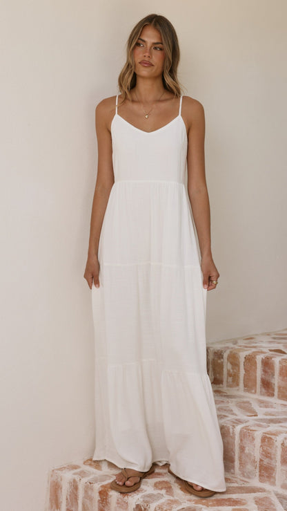 Shelley Maxi Dress - White