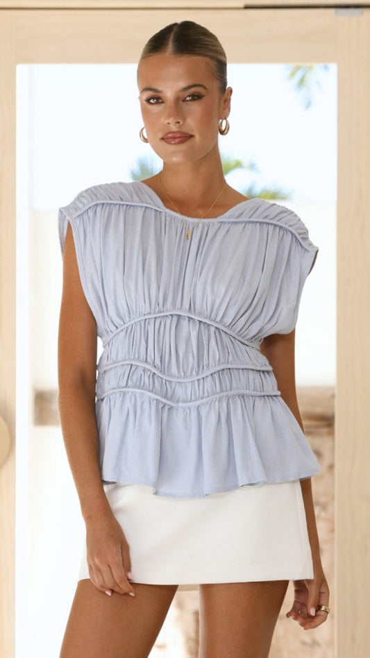 Amy Top - Blue