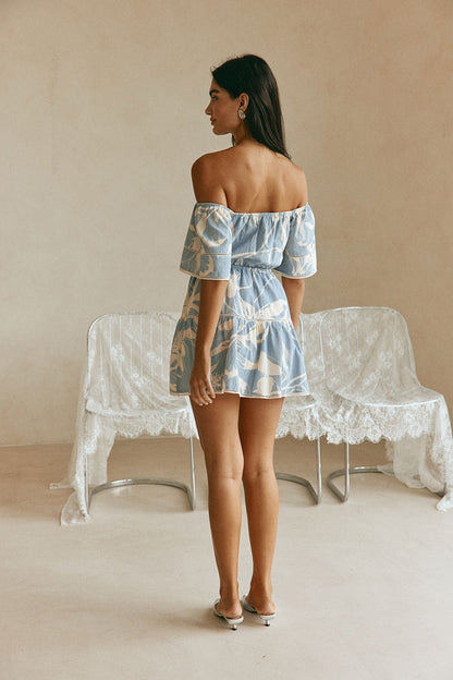 Harp Dress - Ink Floral