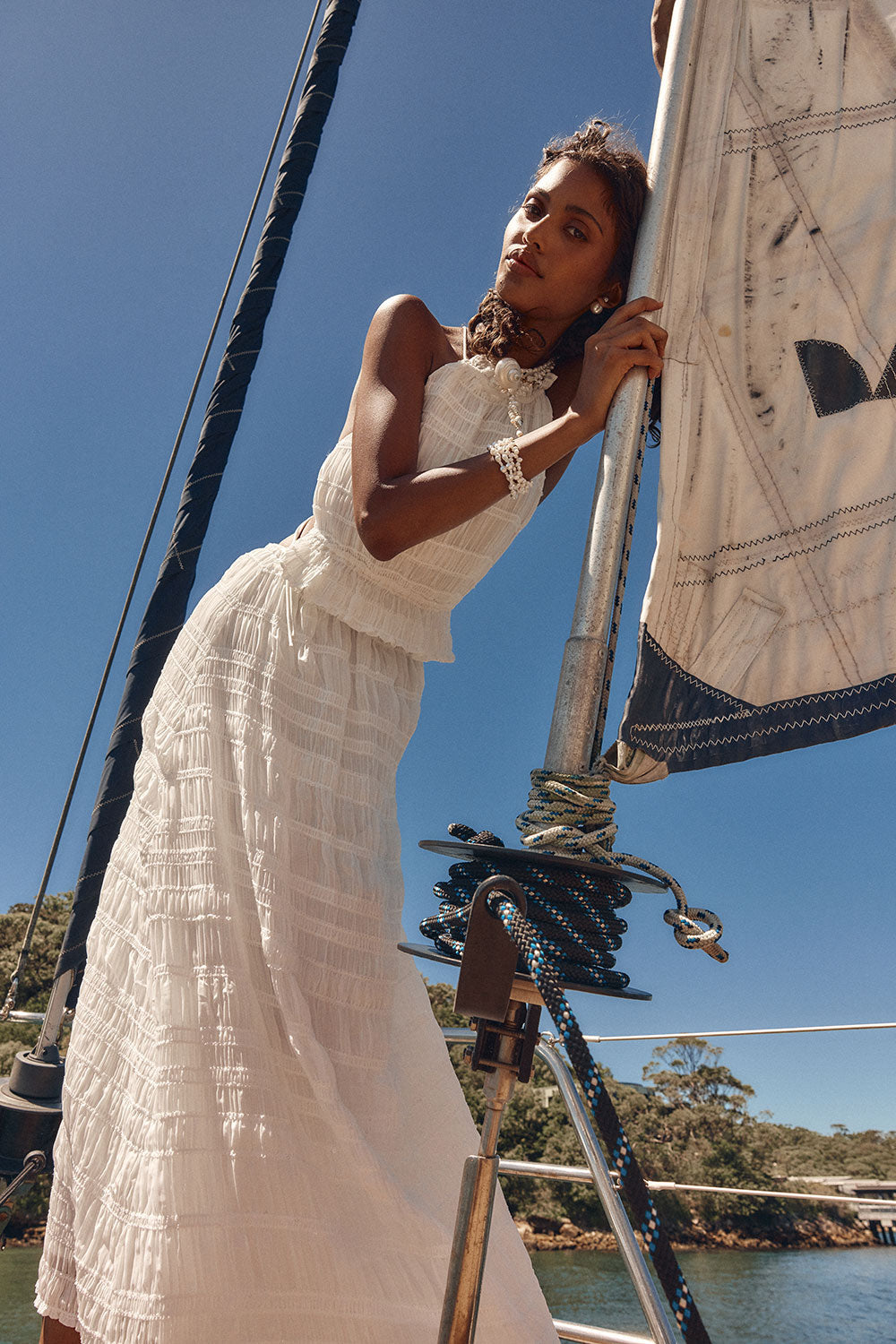 SAMPLE-Cabo Dress - White