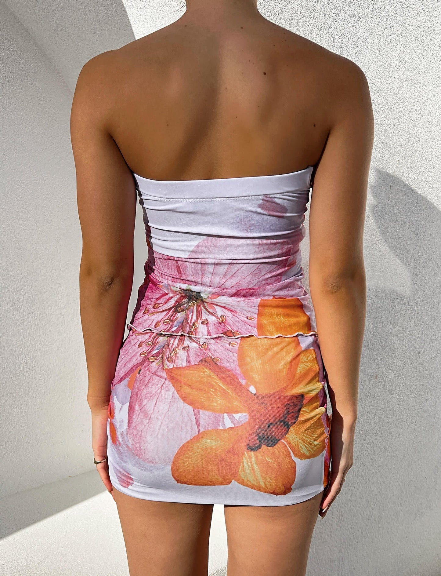 SARIAH TOP - MULTI : MACRO FLORAL : BY POPPY SUMMER