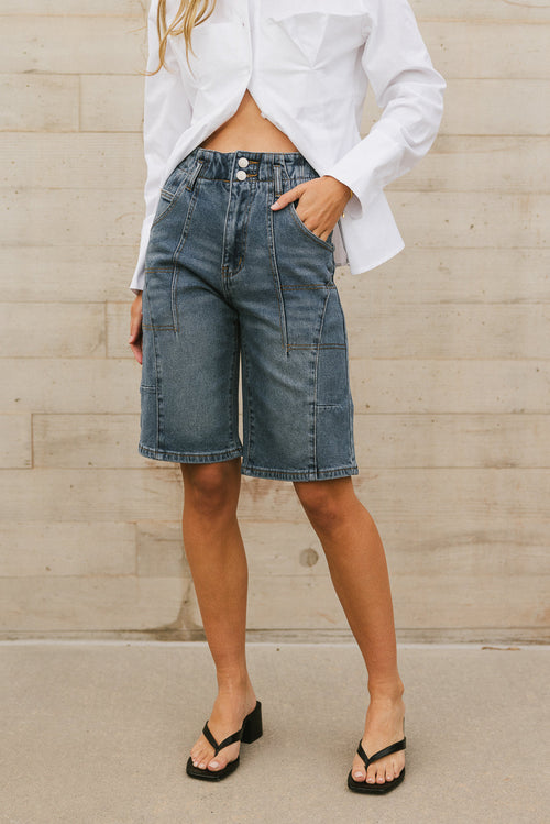 Ashtyn Denim Bermudas - FINAL SALE