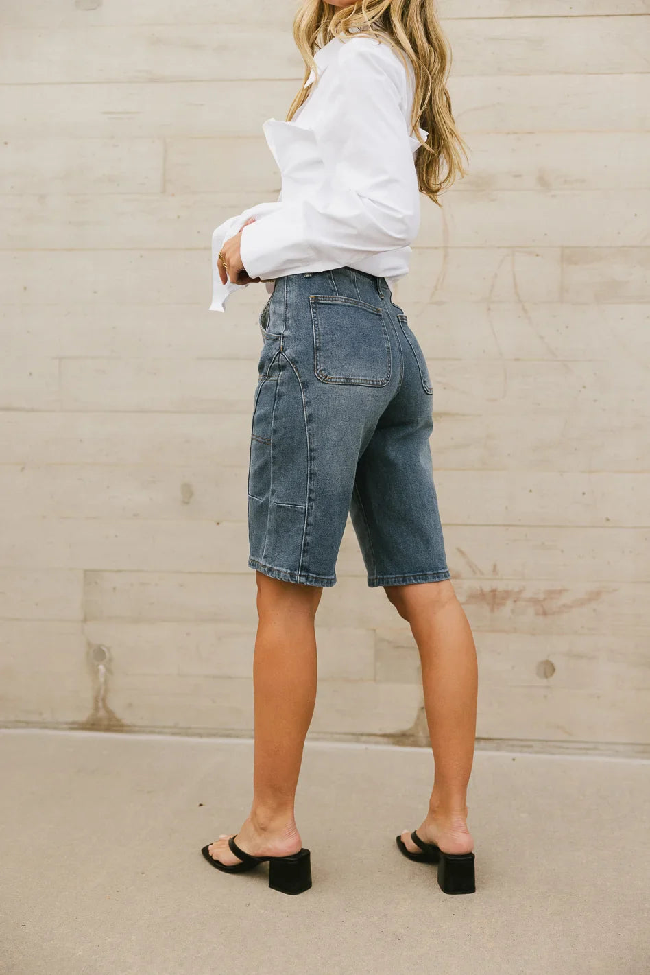 Ashtyn Denim Bermudas - FINAL SALE