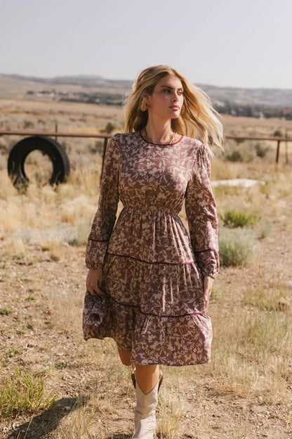 Arabella Floral Midi Dress - FINAL SALE