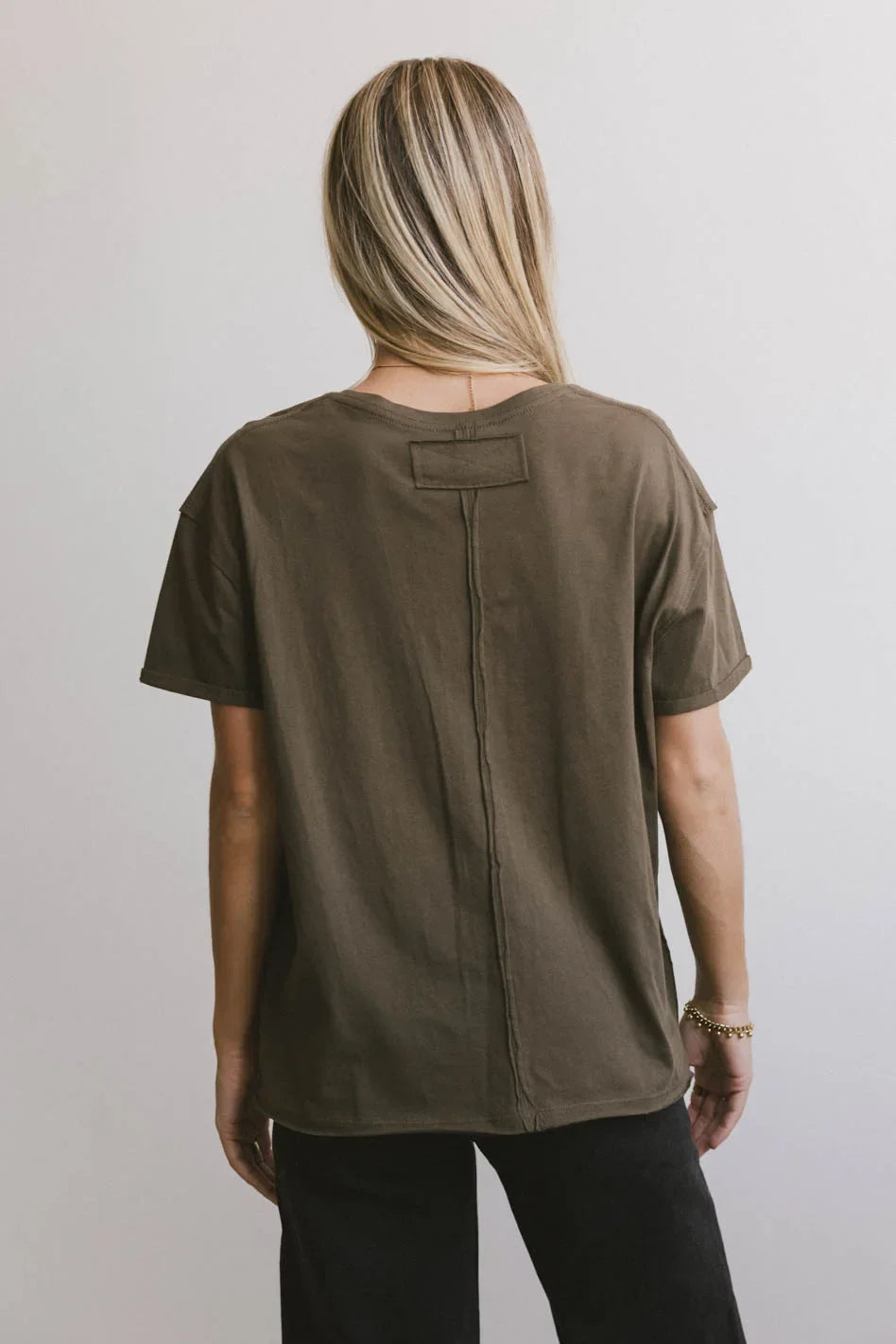 Gunner Basic Tee in Dark Olive - FINAL SALE
