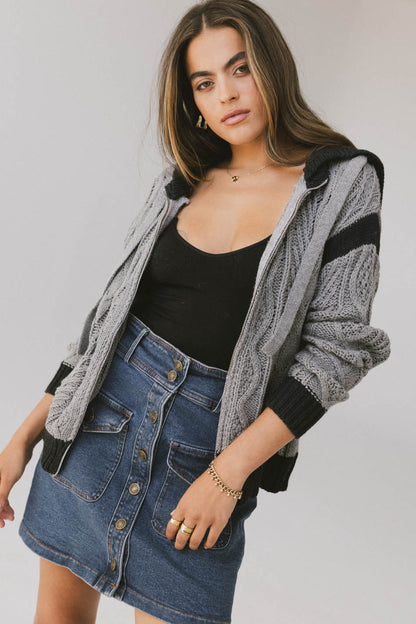 Giselle Zip Up Sweater - FINAL SALE