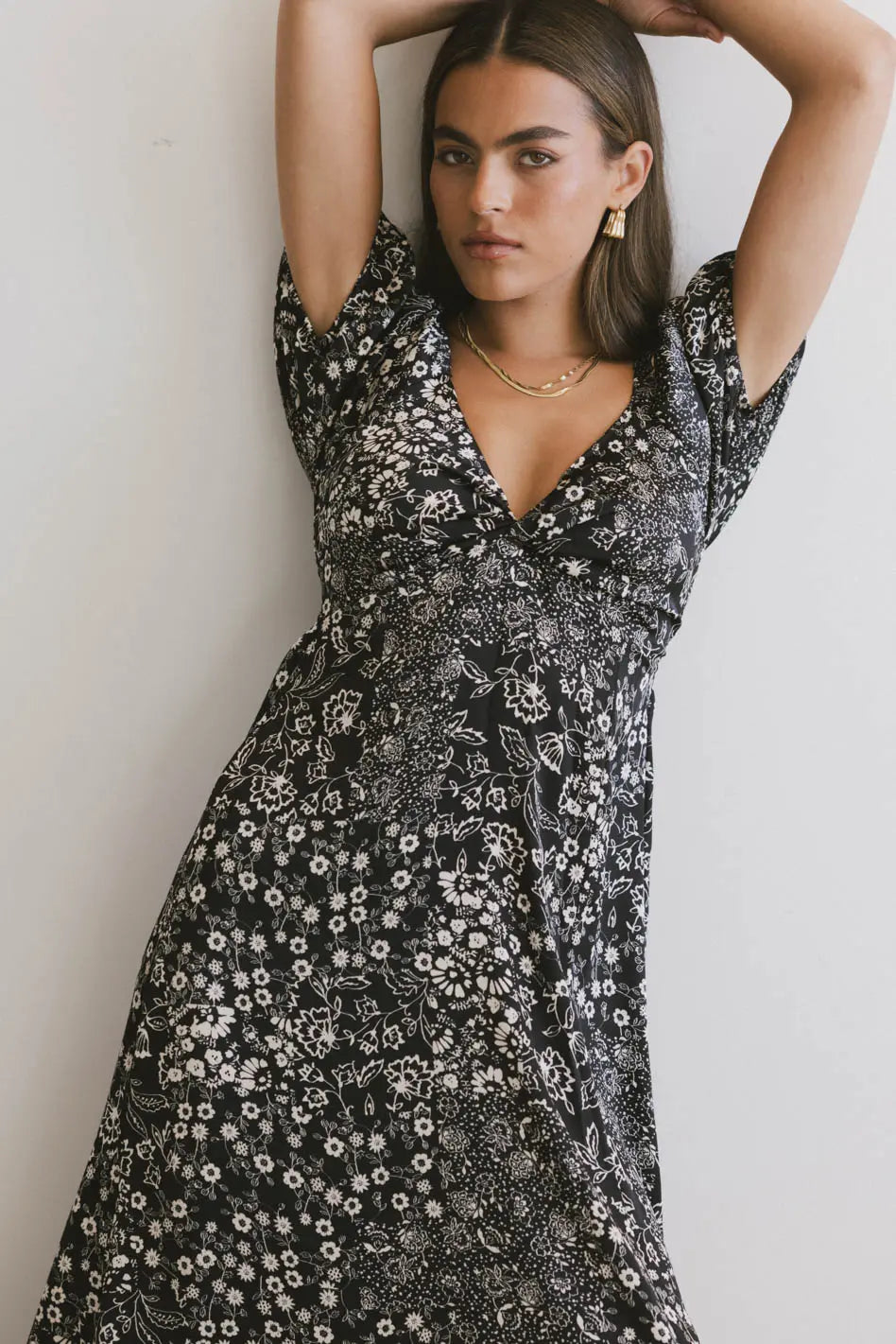 Brynn Floral Midi Dress - FINAL SALE