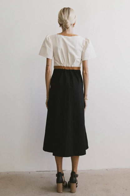 Edith Colorblock Zip Up Dress - FINAL SALE