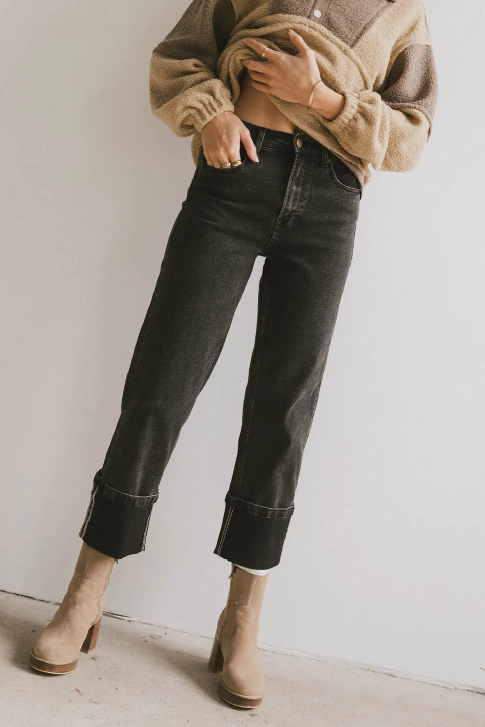 Alcott Cuffed Straight Leg Jeans - FINAL SALE
