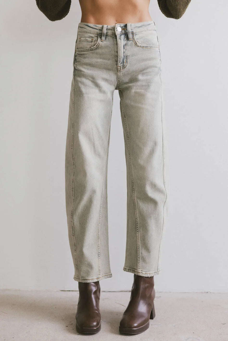 Frenchie Barrel Jean - FINAL SALE