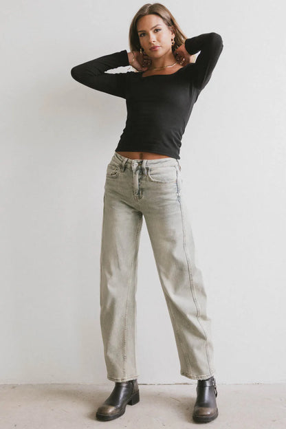 Frenchie Barrel Jean - FINAL SALE