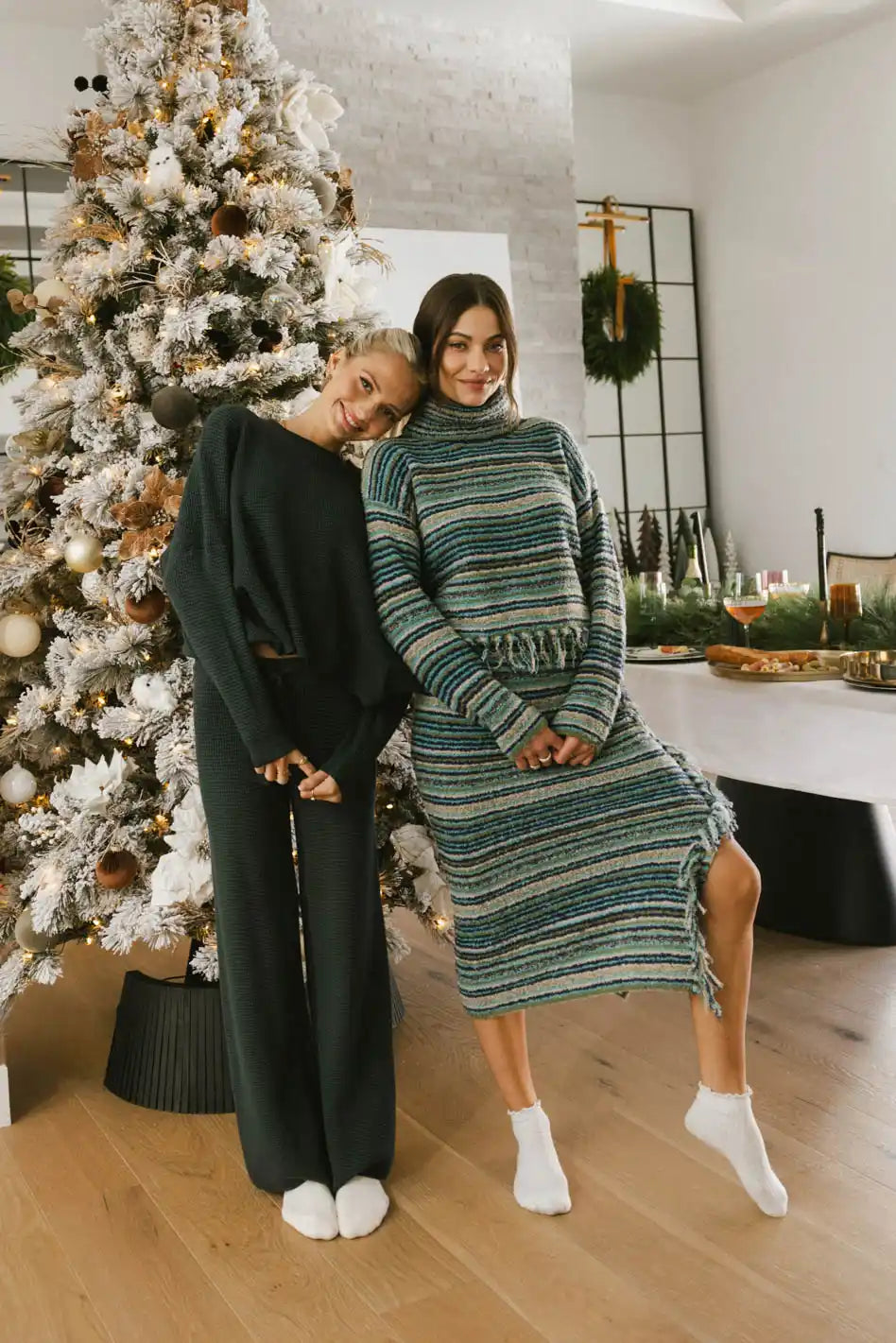 Amelia Striped Knit Skirt - FINAL SALE