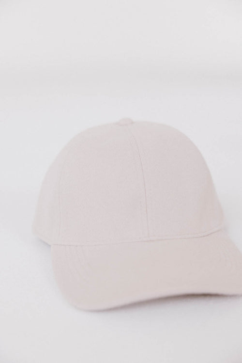 Basic Baseball Cap in Beige - FINAL SALE