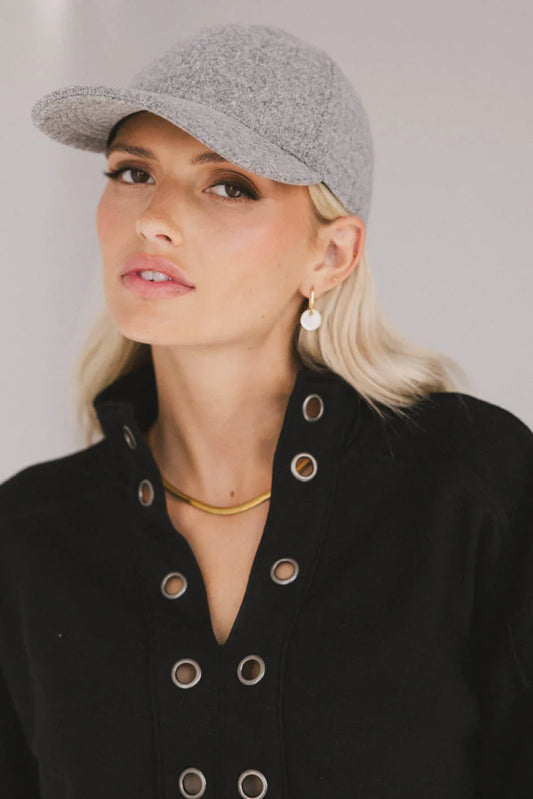 Basic Baseball Cap in Grey - FINAL SALE
