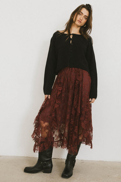 Cabbet Cardigan in Black - FINAL SALE
