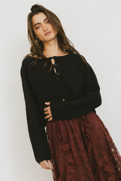 Cabbet Cardigan in Black - FINAL SALE