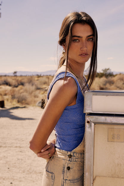 Heartbreaker Cami in Cobalt - FINAL SALE