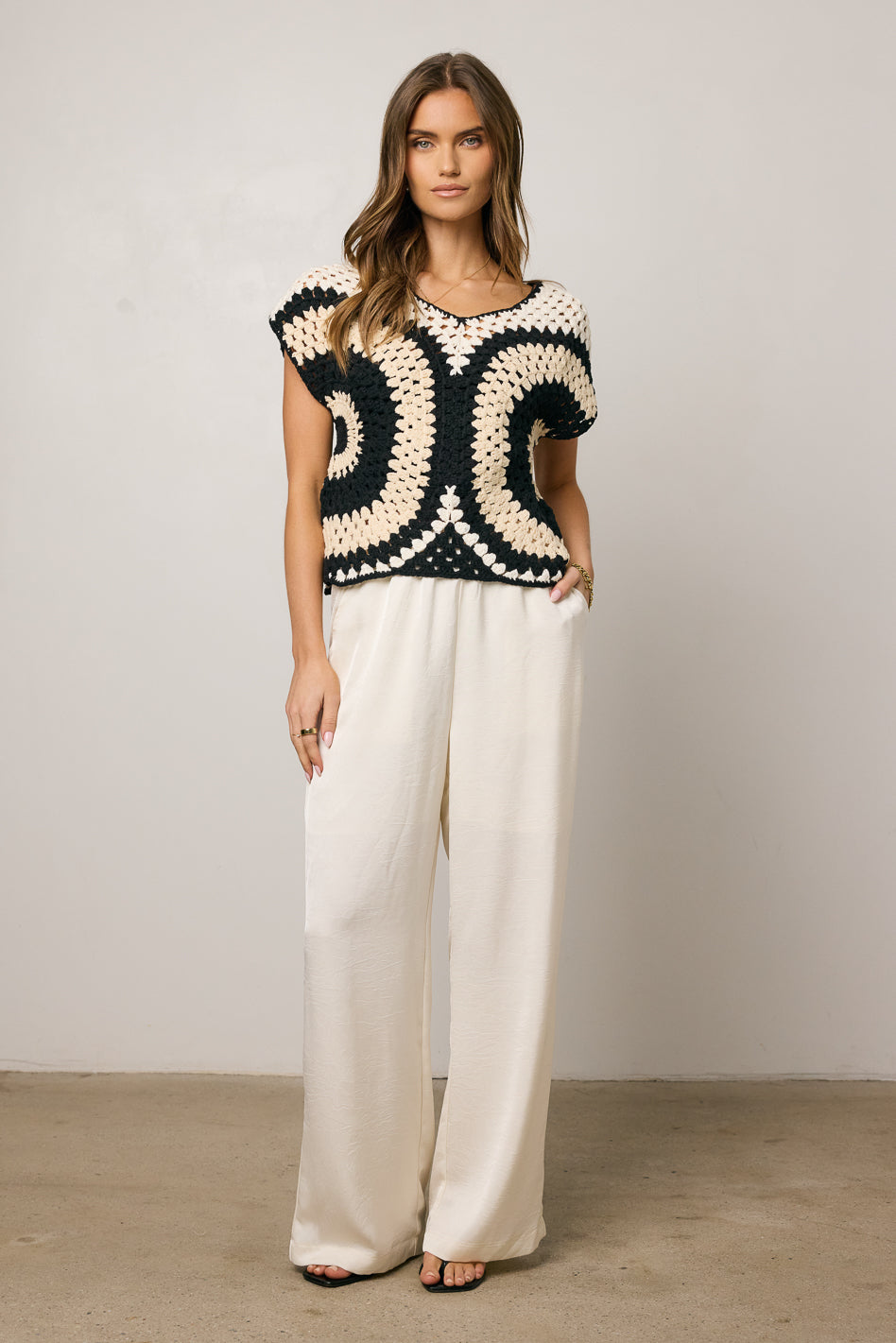 Brandy Crochet Sweater - FINAL SALE