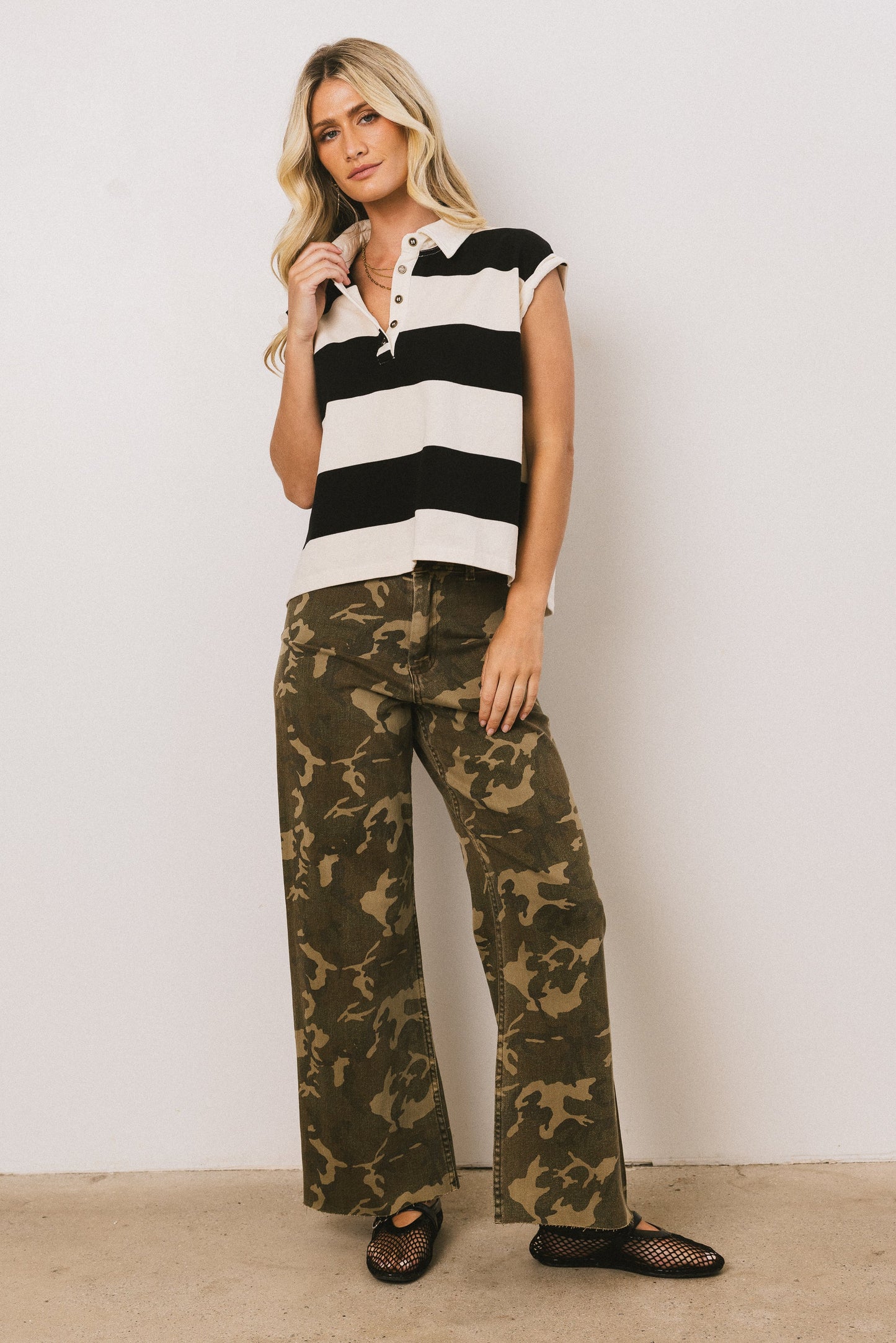 Atlas Camo Wide-Leg Jeans - FINAL SALE