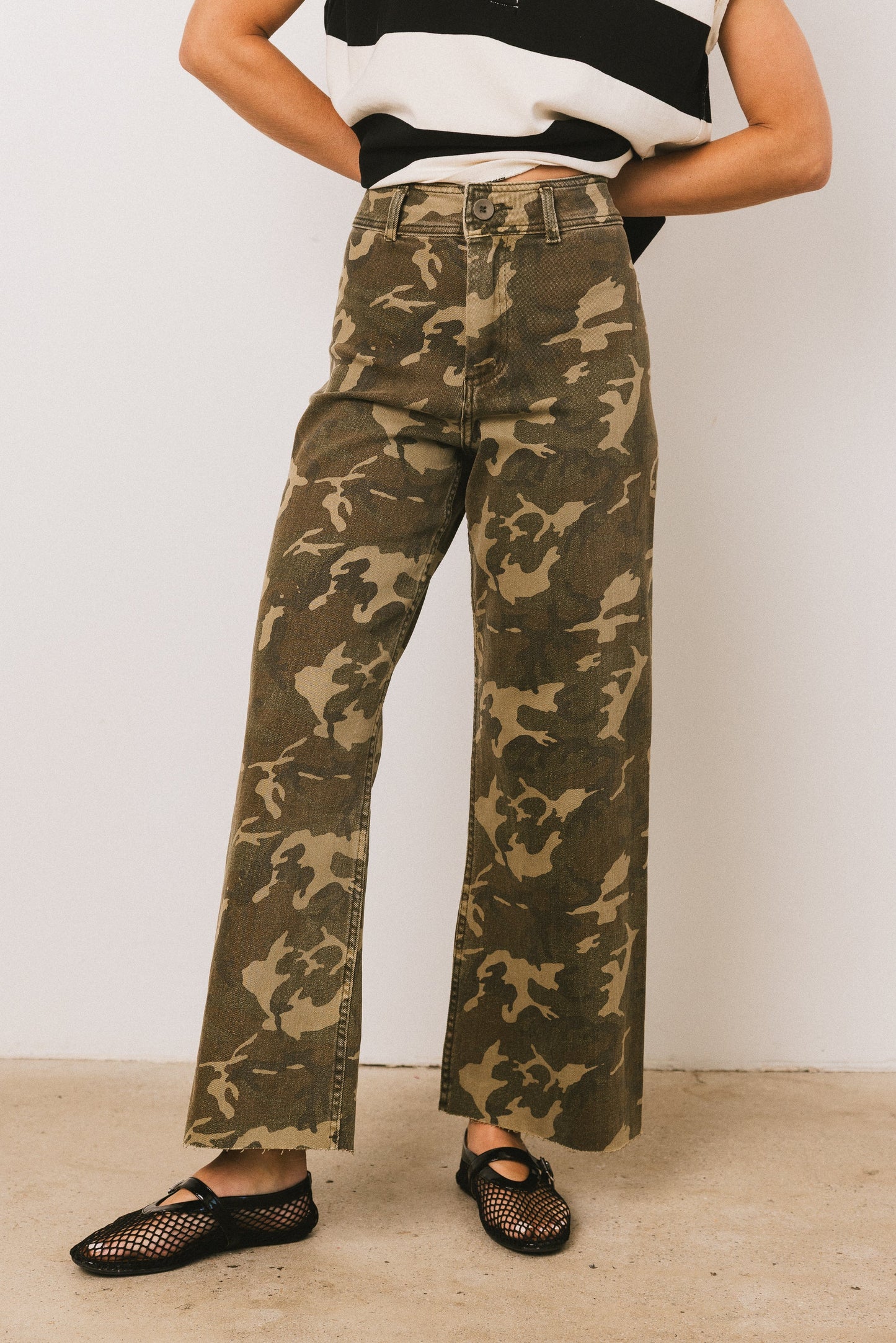 Atlas Camo Wide-Leg Jeans - FINAL SALE