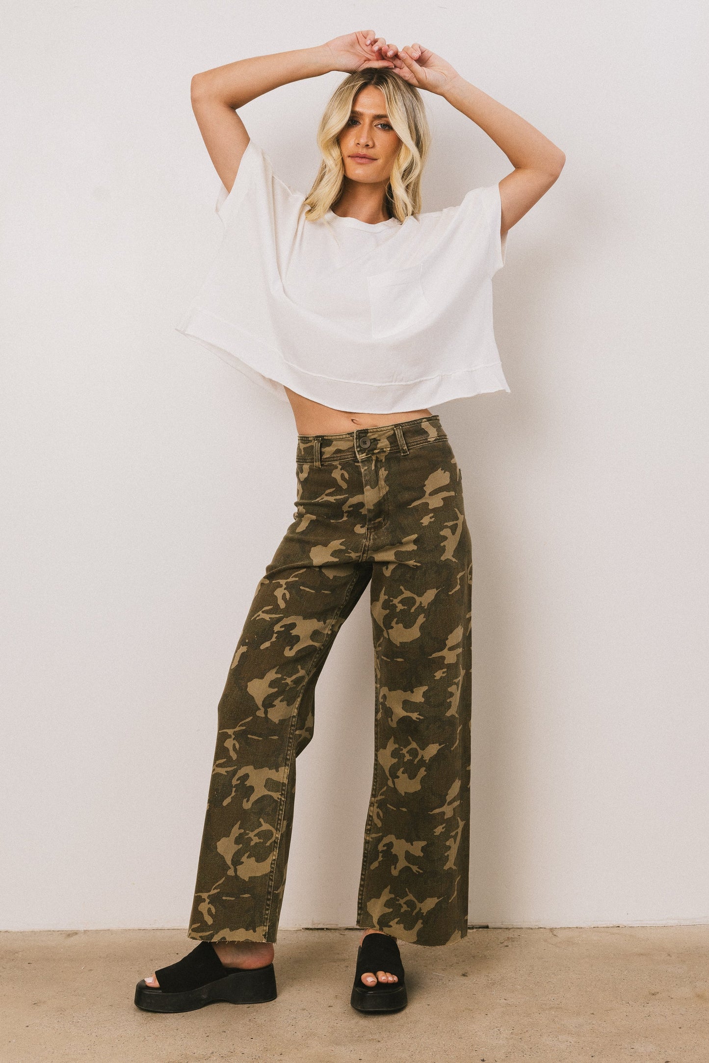 Atlas Camo Wide-Leg Jeans - FINAL SALE
