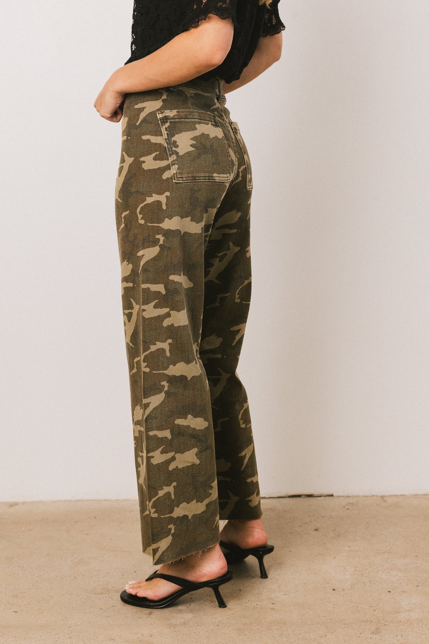 Atlas Camo Wide-Leg Jeans - FINAL SALE