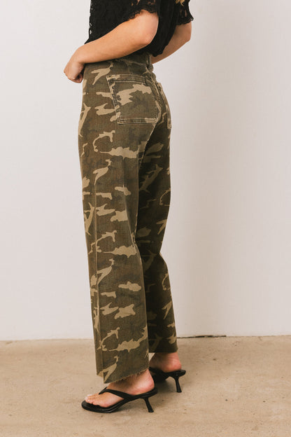 Atlas Camo Wide-Leg Jeans - FINAL SALE