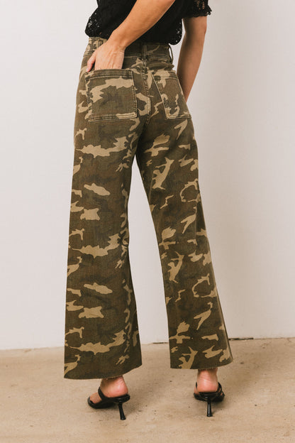 Atlas Camo Wide-Leg Jeans - FINAL SALE