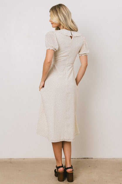 Chloe Polka Dot Midi Dress - FINAL SALE