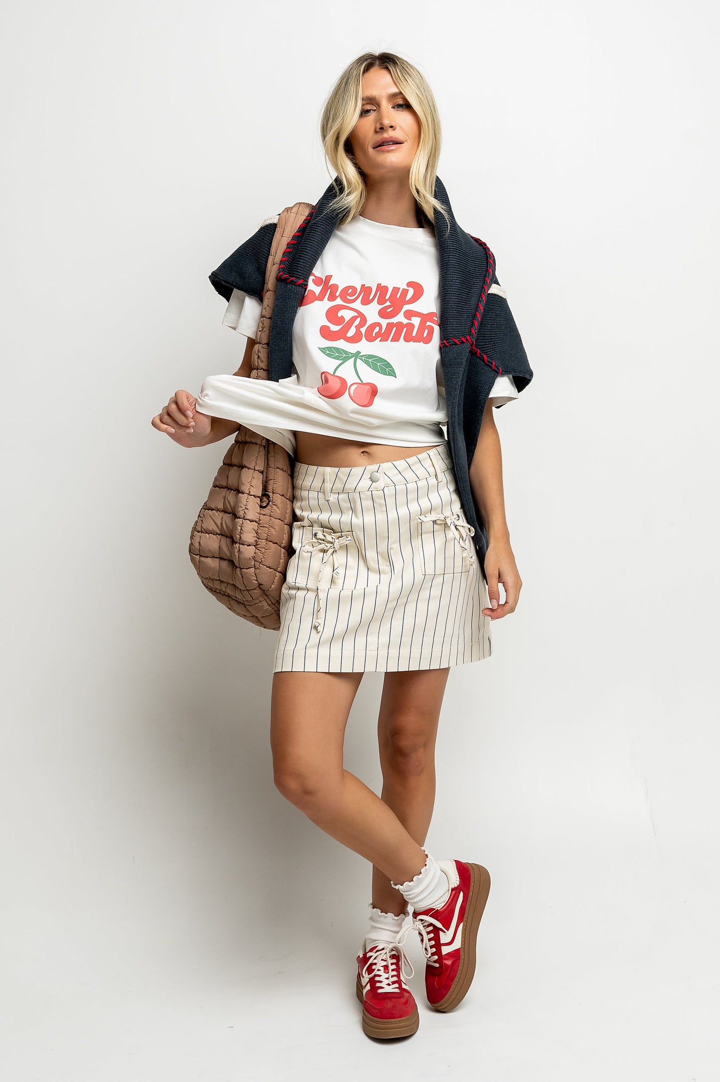 Baylor Striped Mini Skirt - FINAL SALE