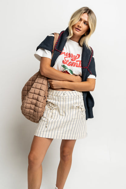 Baylor Striped Mini Skirt - FINAL SALE